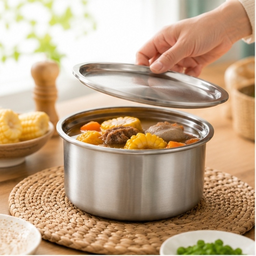 Home Cooking Food - وعاء رامكن من الستانلس ستيل 304