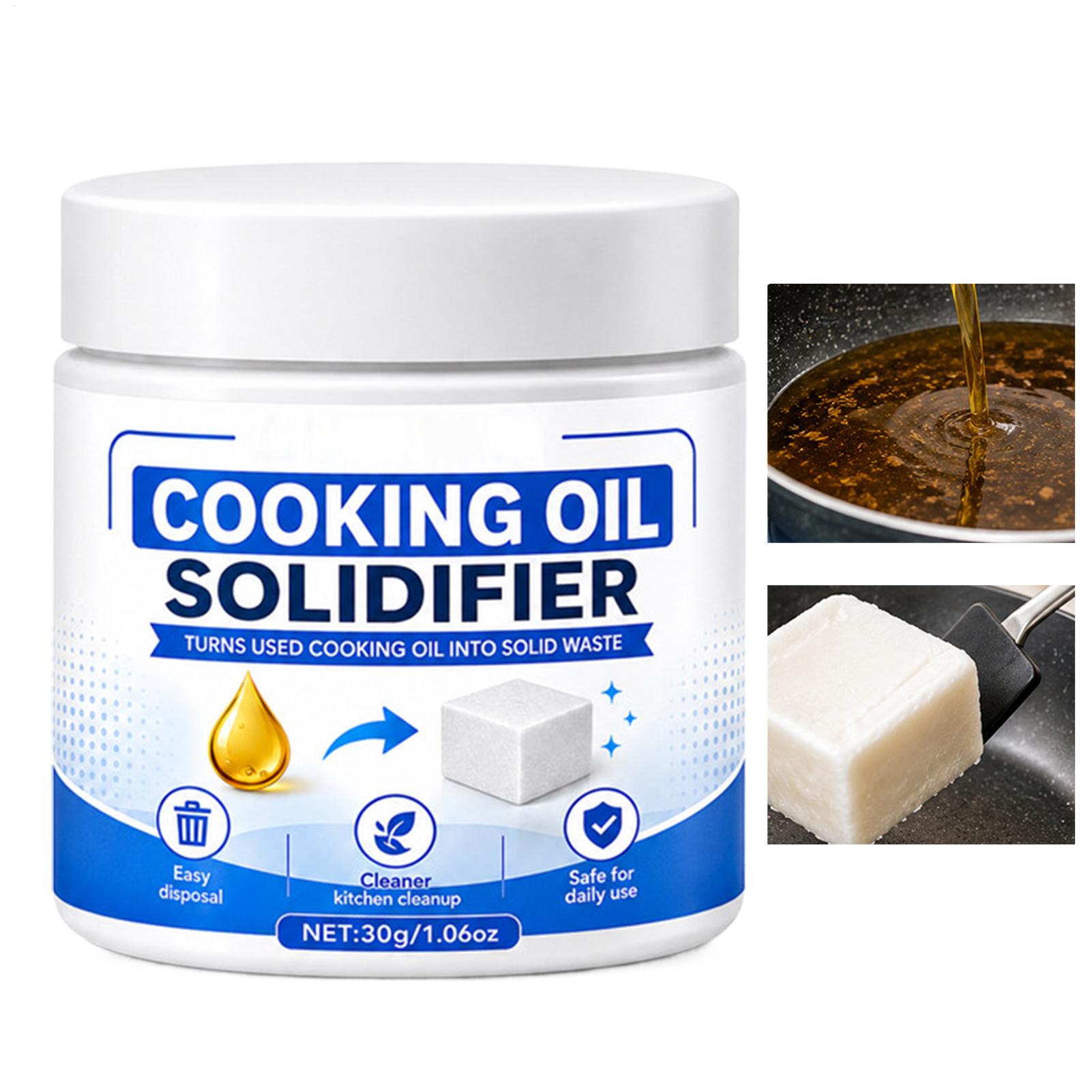 Home Cooking Meals - مسحوق تصلب الزيوت المستعملة 30 جرام،