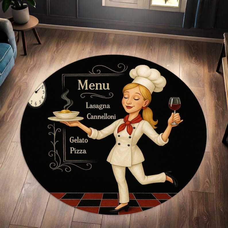 سجادة مطبخ مستديرة الشيف الأشق - مراجعة Home Cooking Menu وسعره