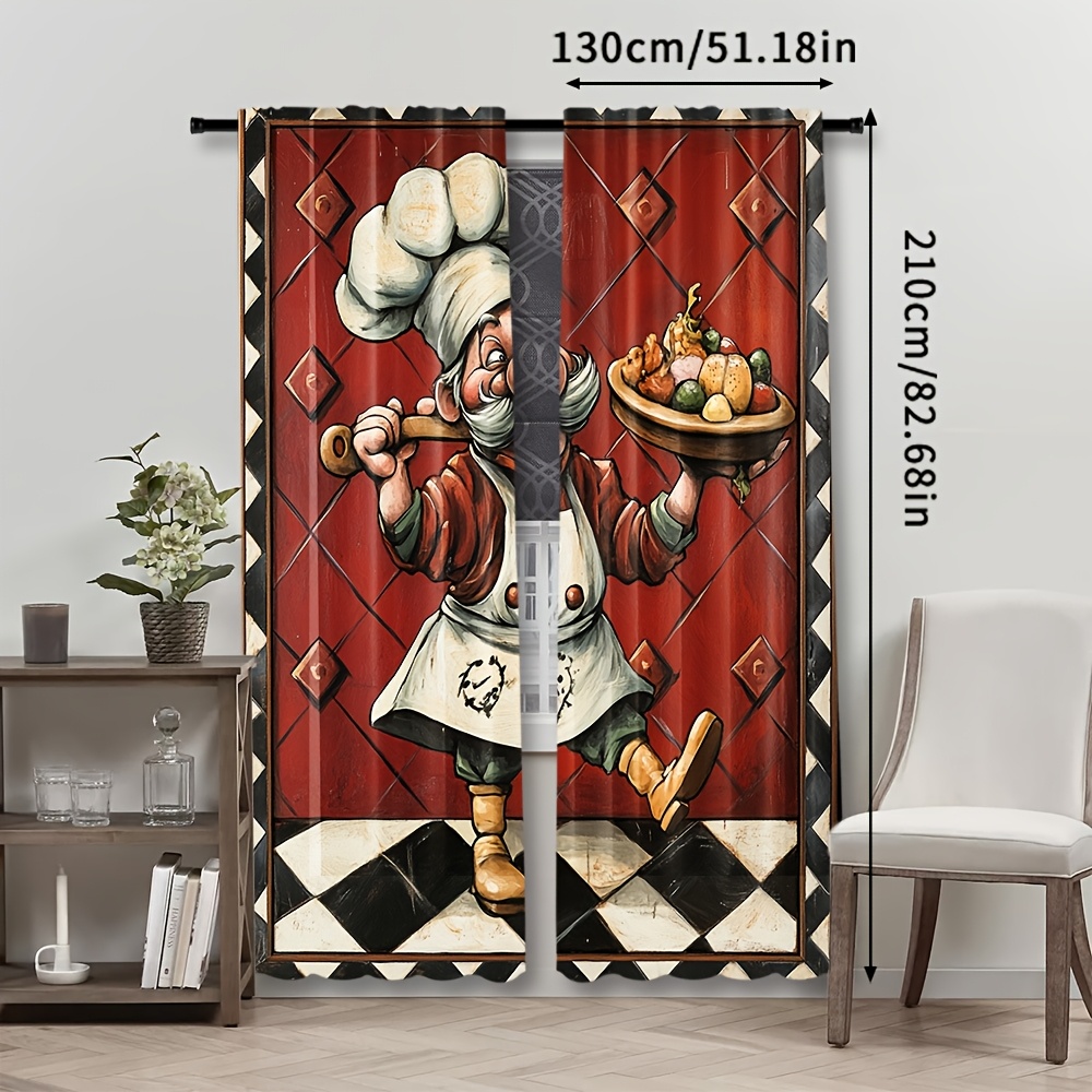 ستائر مطبخ مبتكرة بتصميم كرتون - مراجعة Home Cooking In French وسعره