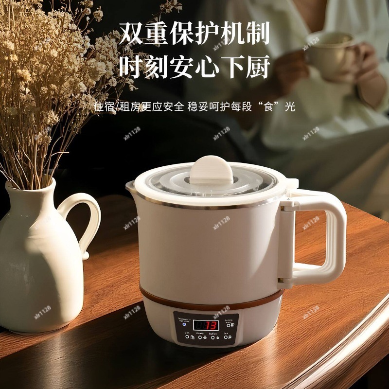 قدر كهربائي محمول، متوافق مع ا - مراجعة Hot Pot Portable Dual وسعره