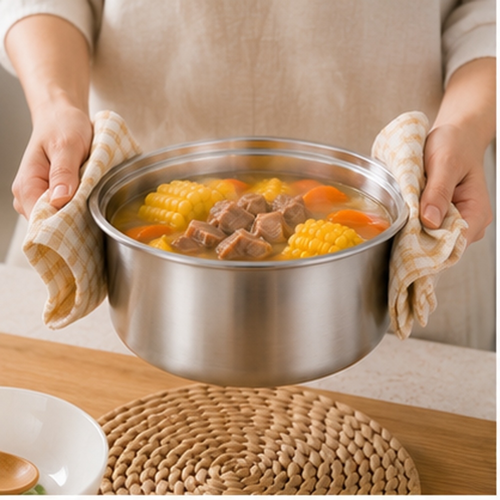 وعاء رامكن من الستانلس ستيل 30 - مراجعة Home Cooking Food وسعره