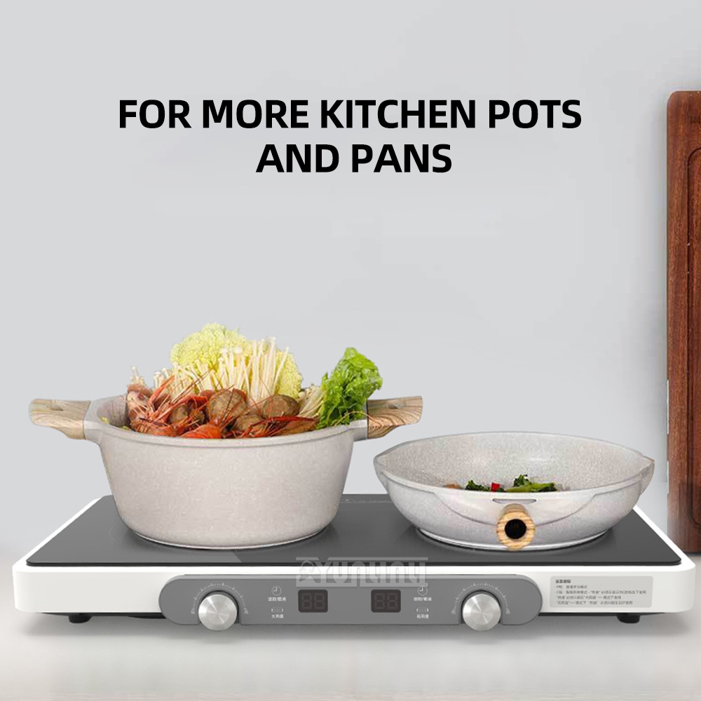 طباخ التعريفي المزدوج طباخ الم - مراجعة Hot Pot Portable Dual وسعره